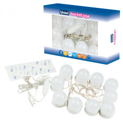 ULM-F50-8W-SW-10-DIM IP20 WHITE Светильник светодиодный, с диммером, Серия Backstage, Теплый свет3000К-Белый свет4000К-Дневной свет6500К, Белый, TM Uniel