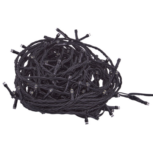 ULD-S1500-150-TBK BL-WH IP44 Гирлянда светодиодная с эффектом мерцания, 15м, Соединяемая, 150 светодиодов, Синий и белый свет, Провод черный - фото 2