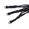 ULD-S1500-150-TBK BL-WH IP44 Гирлянда светодиодная с эффектом мерцания, 15м, Соединяемая, 150 светодиодов, Синий и белый свет, Провод черный - фото 3