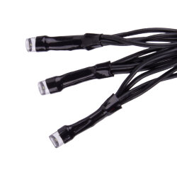 ULD-S1500-150-TBK BL-WH IP44 Гирлянда светодиодная с эффектом мерцания, 15м, Соединяемая, 150 светодиодов, Синий и белый свет, Провод черный