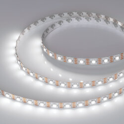 Светодиодная лента SPI-В60-10mm 12V White6000-РХ1-RAM (9.3 W/m, IP20, 5060, 5m) (Arlight, бегущий огонь) 037829