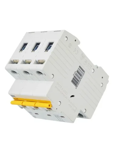 Выключатель автоматический модульный 3п C 63А 6кА ВА47-60M KARAT IEK MVA31-3-063-C - фото 6