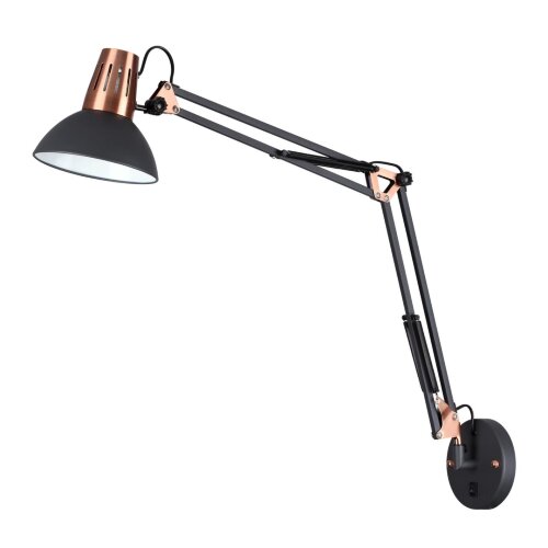 Настенный светильник на кронштейне «ODEON LIGHT» 3318/1W, серия: KAPAL (крепление на планке). Фото 1.