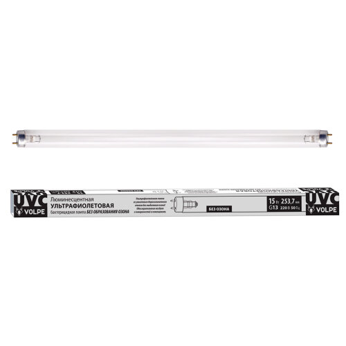 EFL-T8-15-UVCB-G13-CU-V Лампа ультрафиолетовая бактерицидная, Спектр UVC 253.7нм, Картон - фото 3