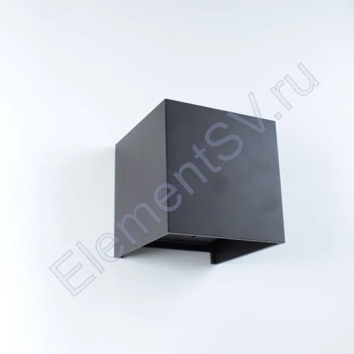 Светильник настенный светодиодный JH-BD-B08 DHL30 (220V, 2х3W, черный корпус, IP65, warm white) - фото 6.