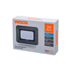 Светодиодный прожектор WOLTA WFL-30W/06 30Вт 5700К IP65
