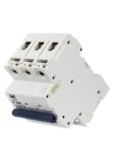 Выключатель автоматический модульный 3п C 20А M06N ARMAT IEK AR-M06N-3-C020 - фото 6