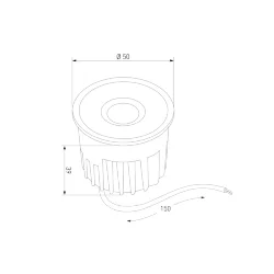 Светодиодный модуль 9W 4000K 60° BMGU1007 (071308)