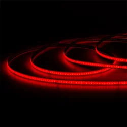 Светодиодная лента 220V, COB 240 chip/m, red, IP20, 10m, A304