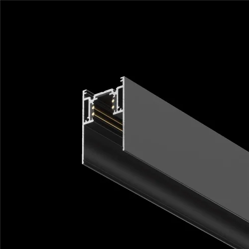 Шинопровод 3м Gravity накладной/подвесной черный (Черный) - фото 6