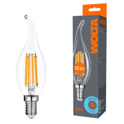 Светодиодная лампа WOLTA FILAMENT WF-CT35-15W6KE14 15Вт 6500K Е14