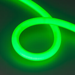 Светодиодная лента герметичная MOONLIGHT-BLACK-SIDE-G280-D25mm 24V RGB 360deg (14.4 W/m, IP65, 1m, wire х1) (Arlight, Вывод боковой, 3 года) 047199
