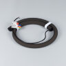 Светодиодная лента герметичная MOONLIGHT-BLACK-SIDE-G280-D25mm 24V RGB 360deg (14.4 W/m, IP65, 1m, wire х1) (Arlight, Вывод боковой, 3 года) 047199 - фото 3