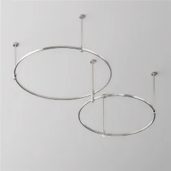 Шинопровод круглый 800 мм Flarity платина (Платина)