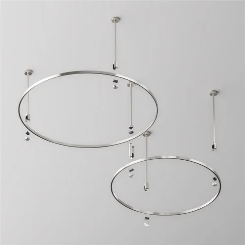 Шинопровод круглый 800 мм Flarity платина (Платина) - фото 4