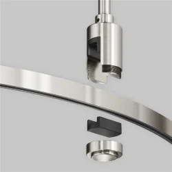 Шинопровод круглый 800 мм Flarity платина (Платина) TRX154-R-D800-PT