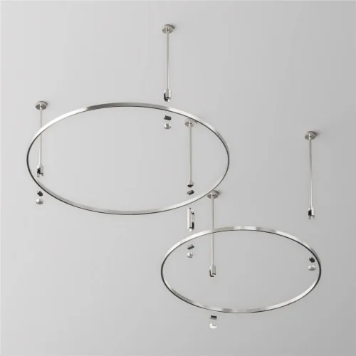 Шинопровод круглый 800 мм Flarity платина (Платина) TRX154-R-D800-PT - фото 5