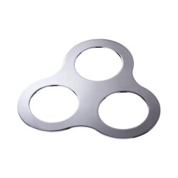 Рамка декоративная к артикулам 357585-357587, 357589, 357909-357910, 370639-370643 «Novotech» 358246, дизайн: Хай-тек, серия: METIS