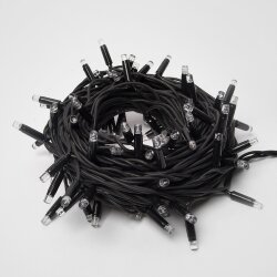 ULD-S1000-120-DBA BLUE IP67 Гирлянда светодиодная с контроллером, 10м, 120 светодиодов, Синий свет, Провод черный