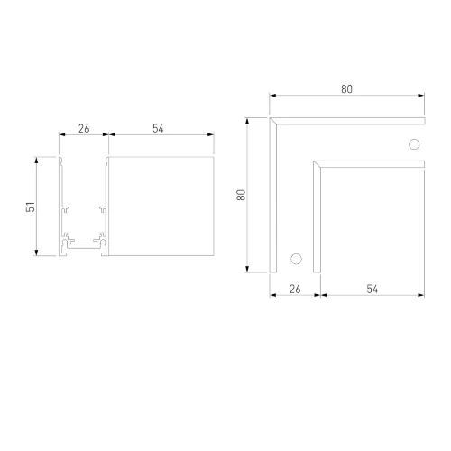 Slim Magnetic Коннектор угловой для накладного шинопровода черный 85090/11 85090/11 - фото 5