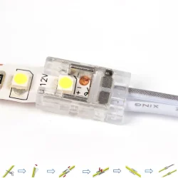 Коннектор выводной 150mm PC 8мм C51 (0-36V, 5A, IP20)