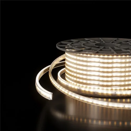 Светодиодная лента 220 В 14,4 Вт/м 120 Led/м 2835 IP65, дневной белый 4200K, 50 м Лента светодиодная 220V 14,4W 120Led 2835 IP65 дневной белый, 50 м - фото
