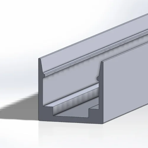 T1010 профиль алюминиевый 10мм - фото I