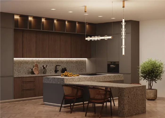 Подвесной светильник Cosmo 3000К 39Вт (Латунь) - фото 17