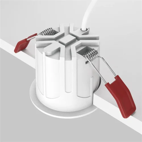 Встраиваемый светильник Альфа / Alfa LED 10 Вт 4000 К 36° с функцией диммирования (Белый) DL043-01-10W4K-D-RD-WB - фото 12