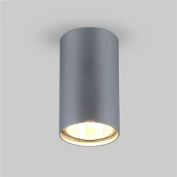 Накладной точечный светильник 1081 (5257) GU10 SL серебряный (037714)