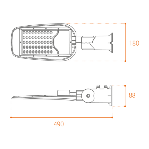 Уличный светильник WOLTA STL-40W/05 40Вт 5700К IP65 - фото 8.