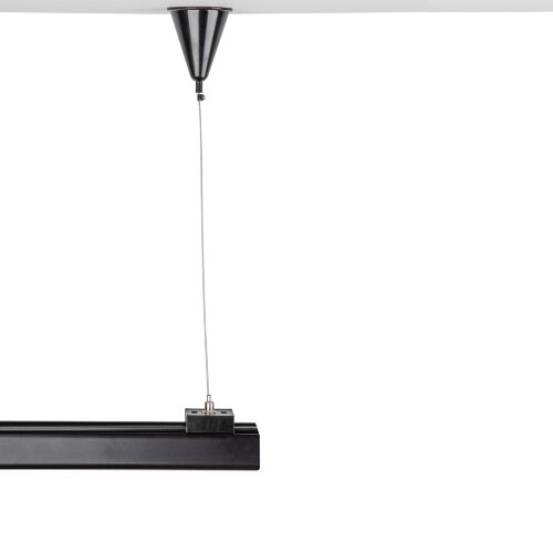 UFB-H41 BLACK 1 POLYBAG Набор для подвесного монтажа трехфазных шинопроводов, Цвет черный. - фото 2