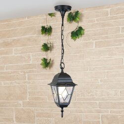 Уличный подвесной светильник IP44 Vega H черный (025021)