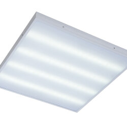 Подвесной офисный светодиодный светильник Армстронг 30 Вт IP54 595x595x48 мм 6000К Опал