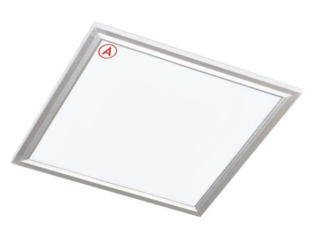 Светодиодная панель 295x295x10мм 24 Ватт с серой рамкой 6000К с Бап-1 - фото