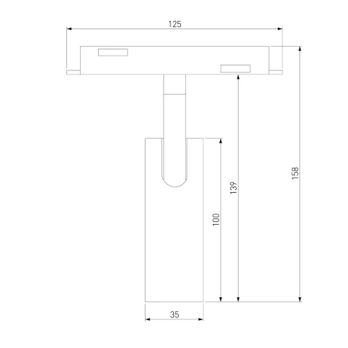 Умный трековый светильник 7W 2700-6500K Dim Cubo Slim Magnetic 85070/01 - фото 9