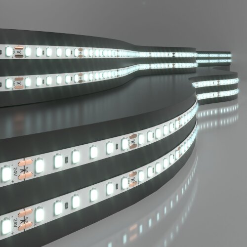 Светодиодная лента 24&nbsp;В 8&nbsp;Вт/м 120Led/м 2116 IP20, холодный белый 6500K, 5 м - фото 1