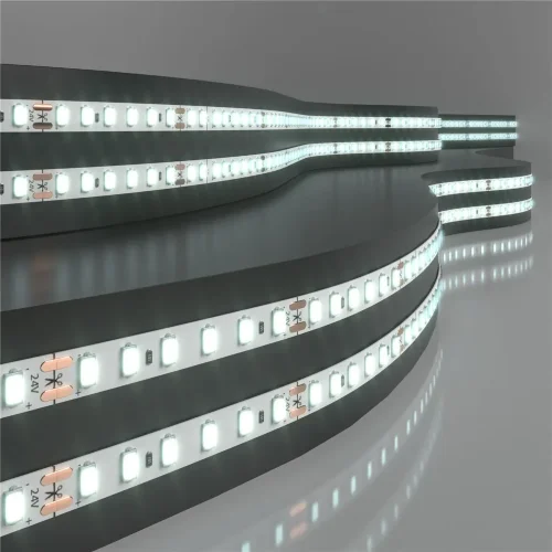 Светодиодная лента 24 В 8 Вт/м 120Led/м 2116 IP20, холодный белый 6500K, 5 м 2116 24V 120Led 8W IP20 - фото