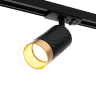 Трековый светильник WOLTA WTL-GU10/09BG под лампу GU10 Черный / Золотой LINEA - фото 4.