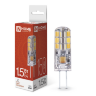 Лампа светодиодная LED-JC 1.5Вт 12В G4 4000К 150Лм IN HOME - Фото