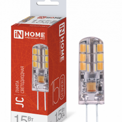Лампа светодиодная LED-JC 1.5Вт 12В G4 4000К 150Лм IN HOME