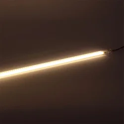 Светодиодная линейка COB в корпусе, 220V, 15W, warm white, 1000mm, D232