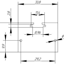 Заглушка металл 2534 сталь 1 мм