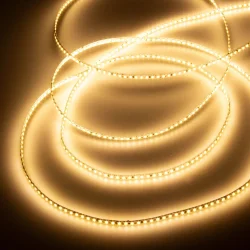 Светодиодная лента двусторонняя A334, 2835, 336 led/m, P6, warm white, 48V, IP20, катушка 10м