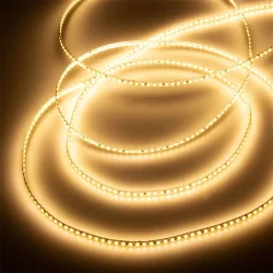 Светодиодная лента двусторонняя A334, 2835, 336 led/m, P6, warm white, 48V, IP20, катушка 10м