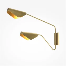 Настенный светильник (бра) Notta G9х2 (Латунь)