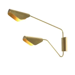 Настенный светильник (бра) Notta G9х2 (Латунь)