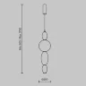 Подвесной светильник Обожание / Adore 3000К 12Вт (Латунь) MOD297PL-L12BS3K - фото 14
