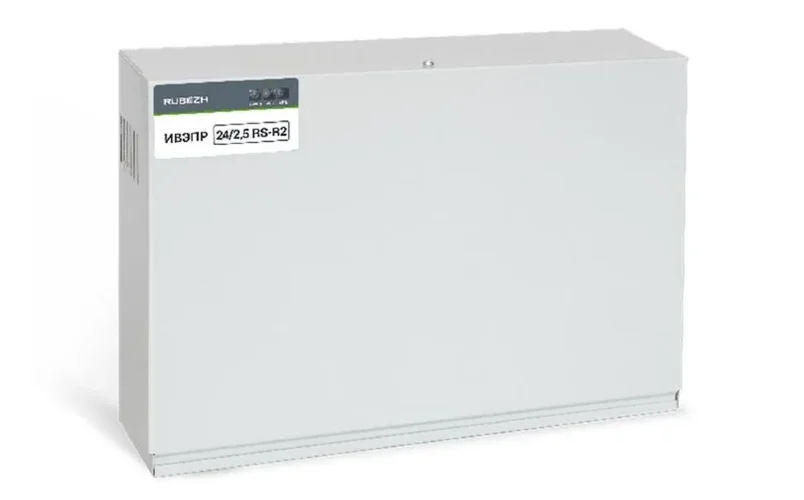 Источник вторичного электропитания резервированный ИВЭПР 24/2.5 RS-R3 2х17 БР Рубеж Rbz-227712 - фото