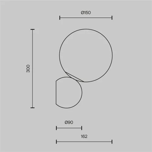 Настенный светильник (бра) Nostalgia E14х1 40Вт (Черный и Золото) - фото